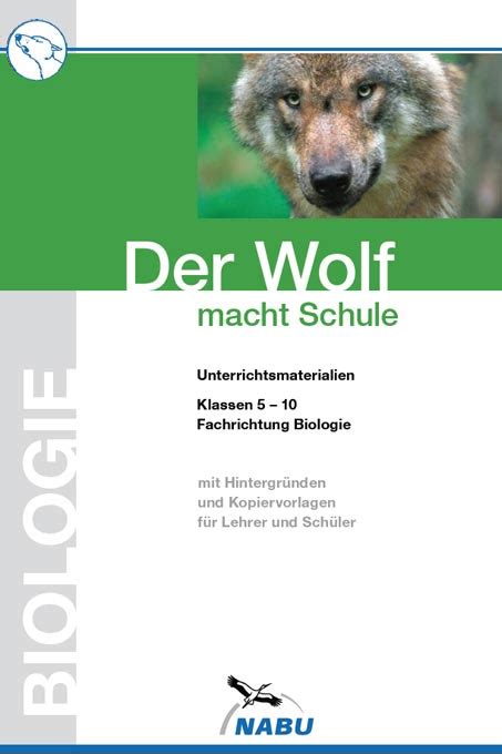 nabu unterrichtsmaterialien zum wolf