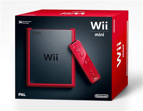 nintendo wii consola mini color rojo amazones videojuegos