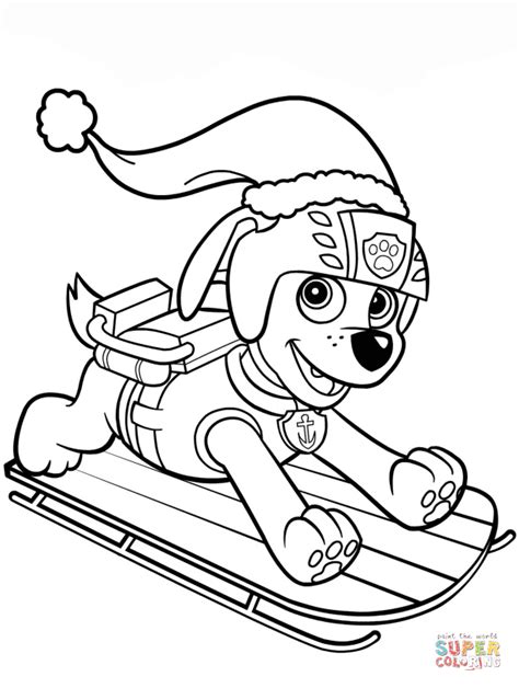 zuma  sled coloring page  printable coloring pages
