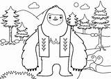 Coloring Yeti Snowman Abominable Everest Coloringpagesfortoddlers Coloringfolder sketch template