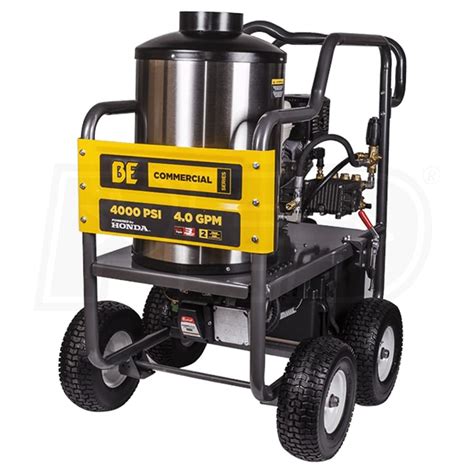 Be Hw4013hg Professional 4000 Psi Gas Hot Water Pressure Washer W