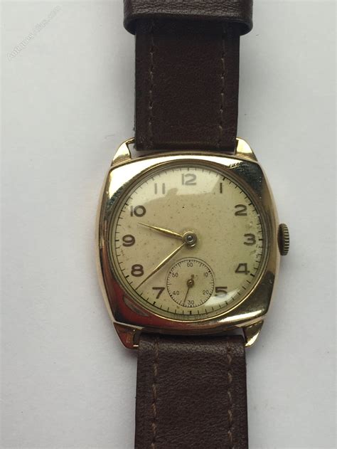 antiques atlas vintage 9ct gold swiss 15 jewel watch