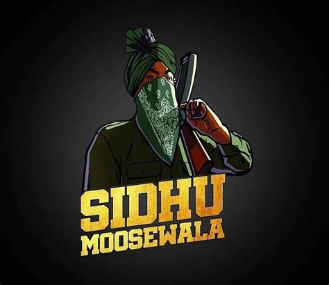 sidhu moose wala logo wallpaper   hd wallpaper