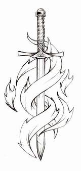 Tattoo Drawing Tattoos Sword Designs Swords Drawings Outline Men Celtic Sketches Cool Idea Simple Neat Guys Perhaps Pretty Sketch Small sketch template