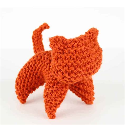 Easy Plush Cat Knitting Pattern Gina Michele
