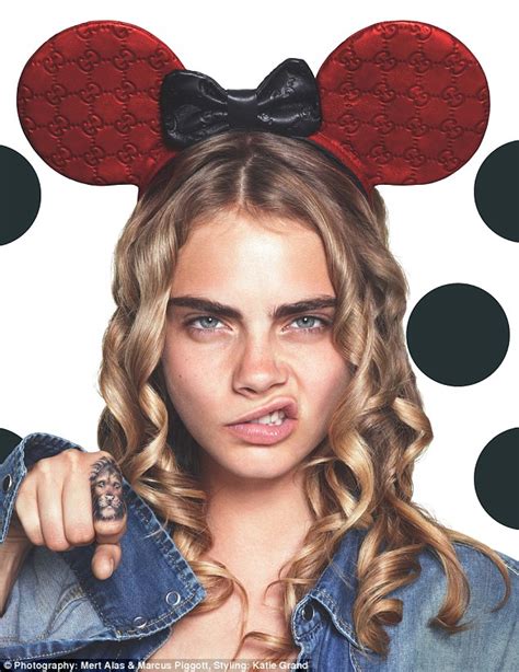 Cara Delevingne And Rosie Huntington Whiteley Sex Up Minnie Mouse As