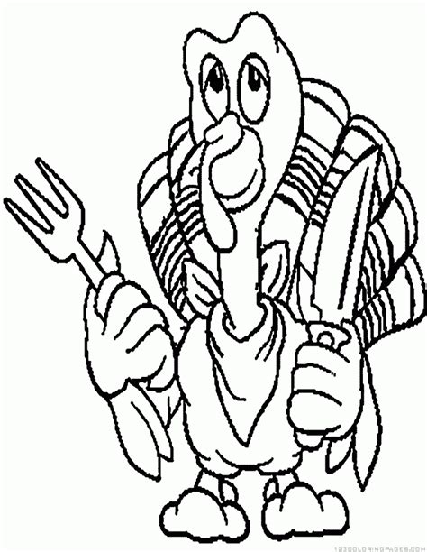turkey coloring pages part