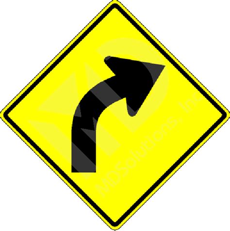 curve sign
