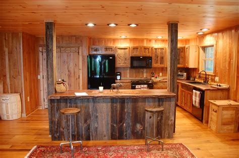 elegant wooden kitchen designs  give  rustic  godfather style