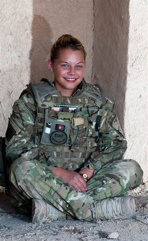 beautiful female soldier sitting cross legged thin cropped pagecollage cropped