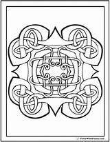 Celtic Coloring Pages Knot Medallion Printable Irish Designs Ornate Colorwithfuzzy Patterns Color Print Scottish Getcolorings sketch template