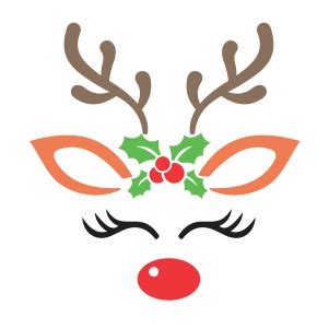 buy reindeer face svg png   usa