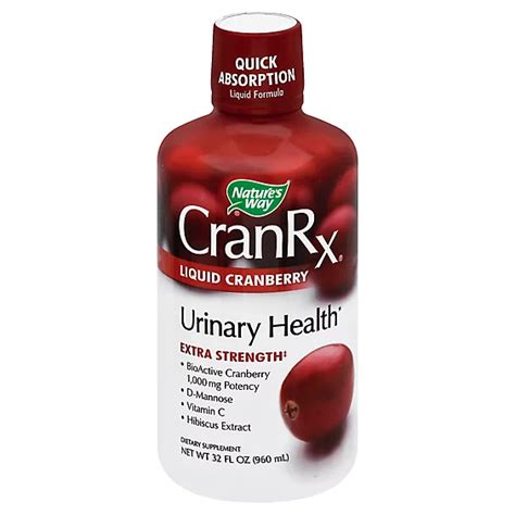 Natures Way Cranrx Cranberry Liquid Urinary Health Extra Strength 32