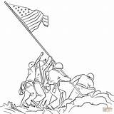 Iwo Jima Ausmalbilder Colorare Coloriage Drapeau Disegno Alzando Iwojima Bomber Bandiera Sheets Veterans Washington Dentistmitcham Marines Ausdrucken Soldato Guerriero Romano sketch template