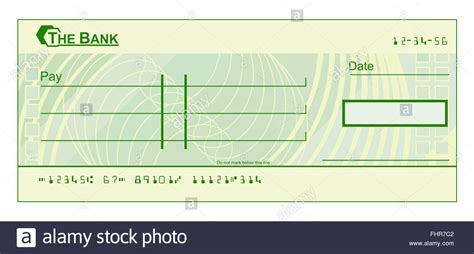 fake cheque cut  stock images pictures alamy  blank