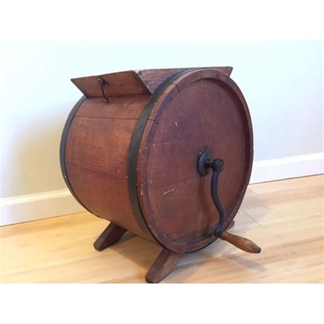 Antique Butter Churn With Optional Table Top Chairish