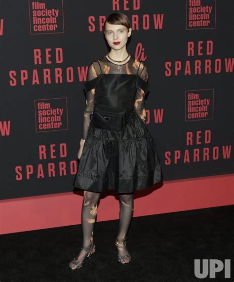 Sasha Frolova At The Red Sparrow Premiere