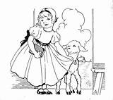 Had Little Mary Lamb Coloring Nursery Rhymes Pages Google Book Rhyme Colouring Getcolorings Costume sketch template