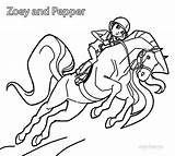 Horseland Coloring Pages Pepper Zoey Print Printable Cool2bkids Kids sketch template