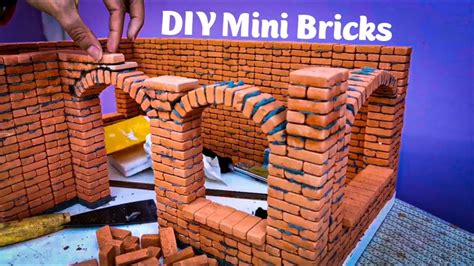 bricklaying minihouse  minibricks diy minibricks youtube