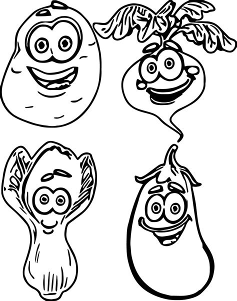 coloring pages pictures  vegetables  printable worksheets