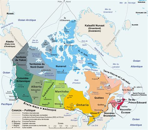 provinces  territoires du canada geographie canadienne  continent