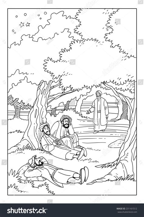 fresh jesus praying   garden  gethsemane coloring page top