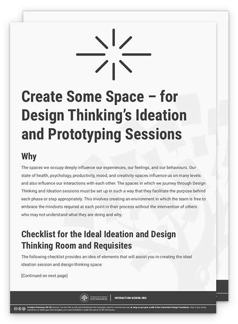 create  space  ideation sessions  design thinking ixdf