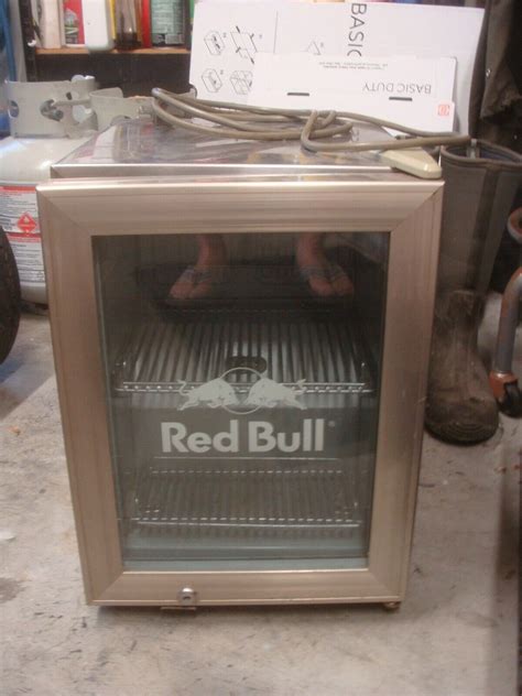 red bull mini fridge baby cooler refrigerator cools great local pick   ebay