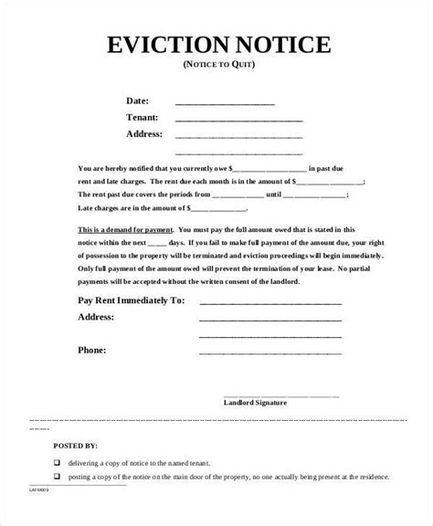 day eviction notice sample master  template document