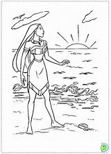 Pocahontas Coloring Pages Sunrise Dinokids Disney Close Template Colors Recommended sketch template