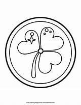 Coloring Gold Coin Shamrock Coins St Pages Print Patrick Printable Color Primarygames Pdf Patricks Colouring Ebook Nickel Printables Getcolorings Silver sketch template