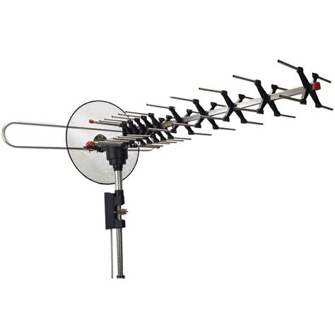 digital outdoor tv antenna uhfvhffm signal reception hdtv  degree rotation focusing antenna