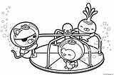 Coloring Round Go Merry Octonauts Found Friends Pages Printable sketch template