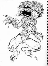 Venom Carnage Scream Spiderman Ausmalbild Crafter Malvorlagen Coloringhome sketch template
