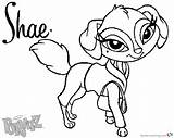Coloring Bratz Pages Shae Petz Doll Printable Kids sketch template