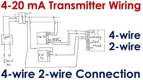 ma transmitter wiring wire transmitter connection wire loop powered transmitter