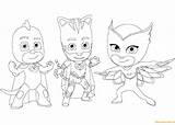Pj Masks Coloring Pages Drawing Catboy Owlette Gecko Mask Color Supercoloring Printable Drawings Online Cartoon Characters Print Paper Easy Manga sketch template