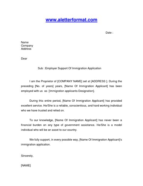 recommendation letter  immigration invitation template ideas