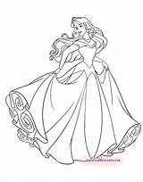 Aurora Coloring Sleeping Princess Beauty Pages Disney Drawing Printable Dress Baby Print Color Wedding Princesses Drawings Colouring Disneyclips Girls Fairies sketch template