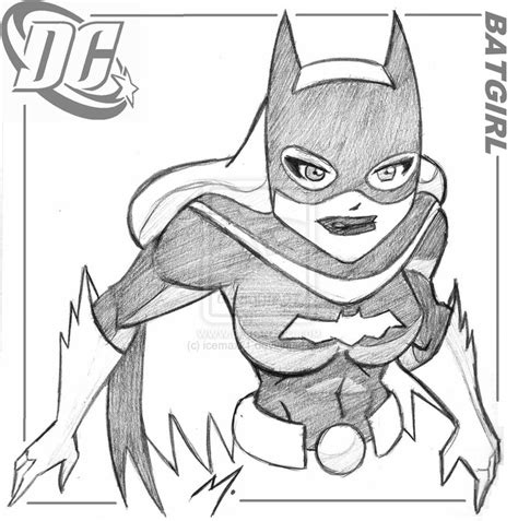 batgirl  superheroes  printable coloring pages