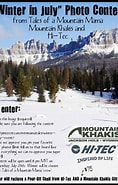 Image result for Winter in July. Size: 118 x 185. Source: talesofamountainmama.com