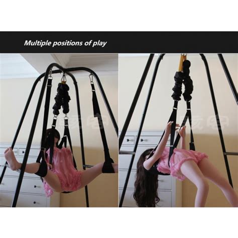 Quality Sex Furniture Sex Swing With Steel Stand Frame Heavy Duty Fantasy