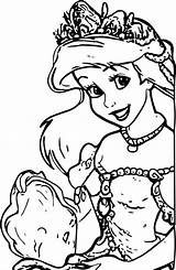 Coloring Princess Disney Baby Ariel Pages Mermaid Printable Human Princesses Kids Adults Getcolorings Color Print sketch template