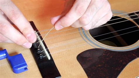 change  acoustic guitar string easy youtube