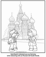 Coloring Girl Guide Russia Russian Pages Thinking Makingfriends Color Guides Troop Activity sketch template