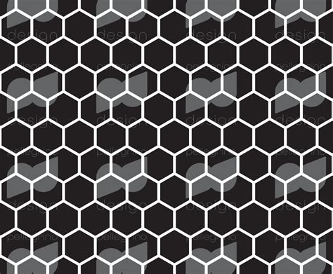 hexagon pattern instant digital   cricutsilhouette sticker