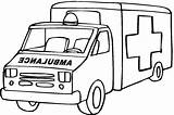 Ambulance Coloring Printable Pages Onlycoloringpages Preschool sketch template