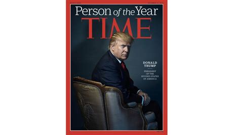 trump is named time magazine s person of the year los angeles times