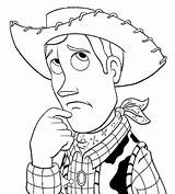 Woody Coloring Toy Story Clipart Sad Pages Outline Face Kids Colouring Clip Disney Printable Cliparts Da Library Popular Print Children sketch template